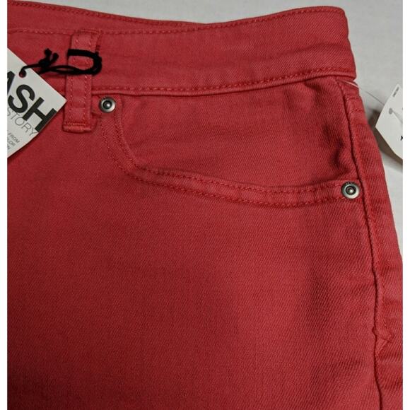 Gap 1969 Summer Cut Off Shorts Denim Frayed Pink 29/8 New - Picture 3 of 7